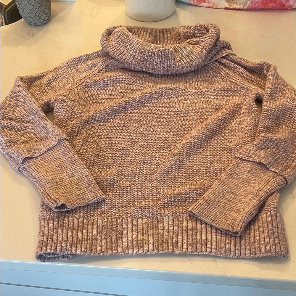 Market Spruce Chunky Knit Cowl Neck Sweater – Size M